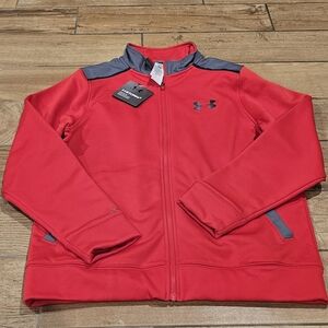 New Large Mens Under Armour Zip Up Hoodie